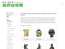 Tablet Screenshot of gardenpizzazz.com
